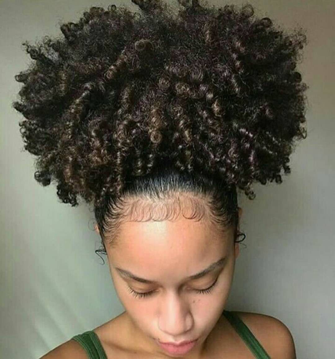 Short High Kinky Curly Ponytails Extensions Mongolian Clip In