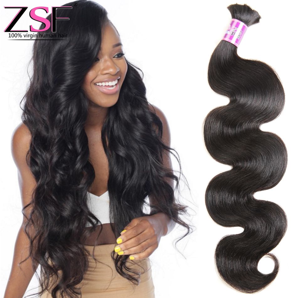 human hair braid body wave bulk