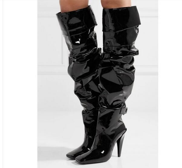 botas cuadradas para mujer