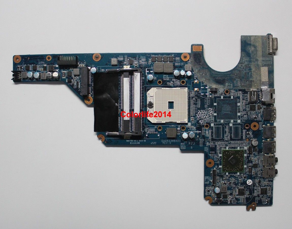 649948-001 AMD S1 Motherboard for HP Pavilion G4 G6 G7 Laptop DA0R23MB6D1 A