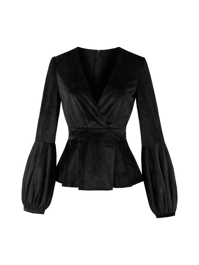 black dressy vest top