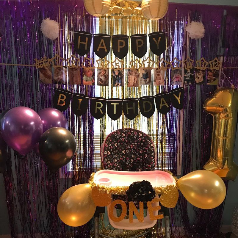 Black Gold Party Decorations With Happy Banner Lantern Flower For 18th 20th 21st 30th 40th 50th 60th 75th 80th Adult Birthday Decorations Party Decorative Balloons For Party From Toto4 29 13 Dhgate Com