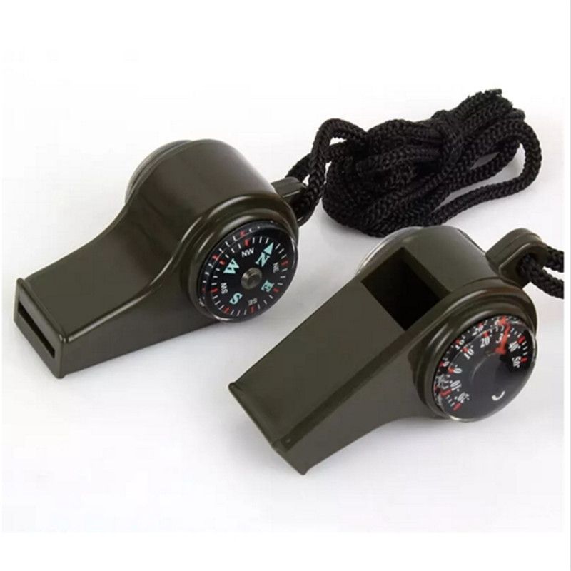 whistle with compass