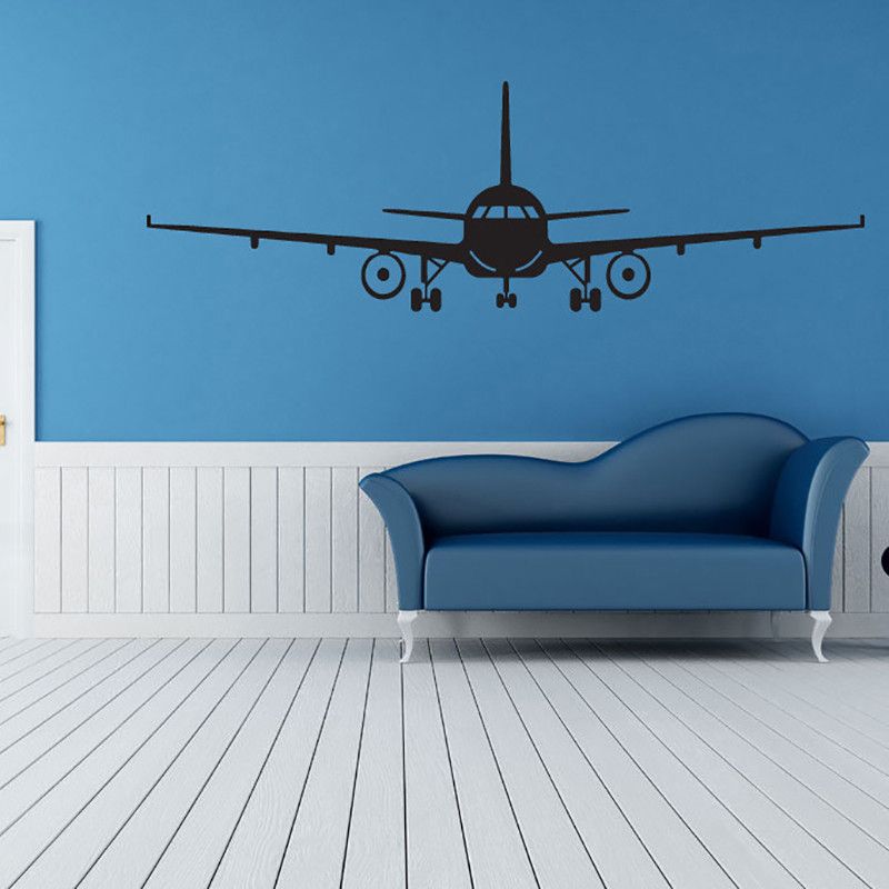 Grosshandel Kunst Wandaufkleber Haus Wohnzimmer Wanddekor Aufkleber Wandbild Flugzeug Schlafzimmer Kinderzimmer Dekoration Abnehmbare Wasserdichte Dekor Von Hayoumart4 10 39 Auf De Dhgate Com Dhgate