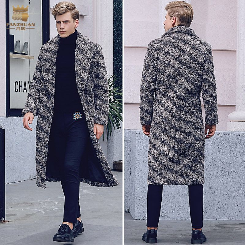 casaco até o joelho masculino