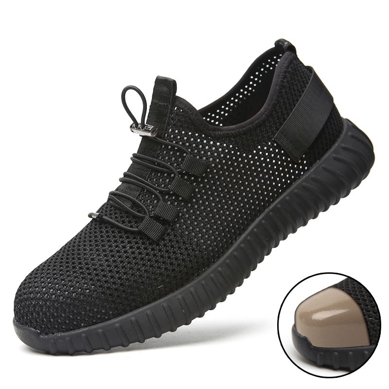 steel toe mesh shoes