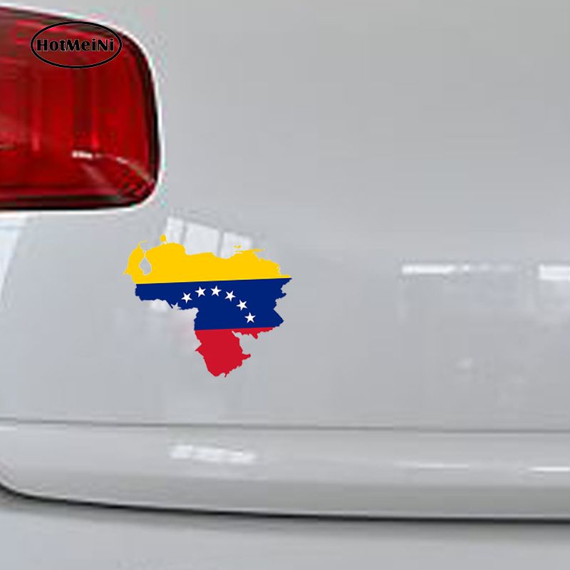 VENEZUELA Country Map Decal Sticker JDM Funny Vinyl Car Window Bumper Truck 6/"
