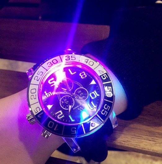 luminous led watch
