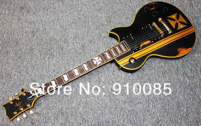 Compre 2013 Custom Aged Metallica James Hetfield Iron Cross Classic Mejor  Guitarra Eléctrica Con Estuche Rígido Envío Gratis A 315,91 € Del Bisil |  Es.Dhgate.Com