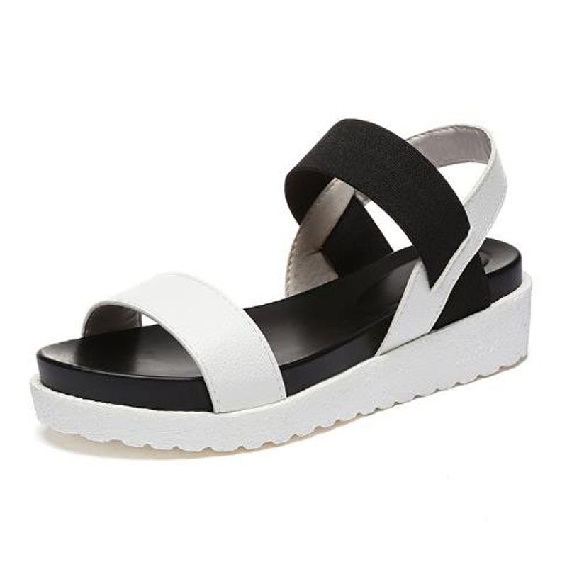 flat sandals peep toe