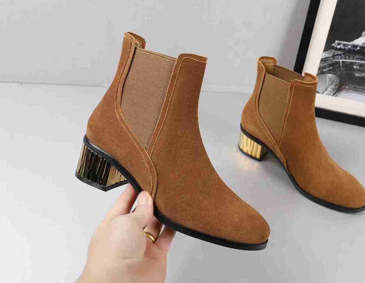 golden colour boot