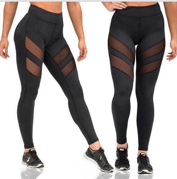 Compre Para Mujer Impreso Belleza Yoga Gym Leggings Pantalones Leggings  Mujeres Malla Splice Fitness Slim Legging Negro Desgaste Activo Ropa Mujer  Nueva Leggins A 10,91 € Del Jiufen1 | DHgate.Com