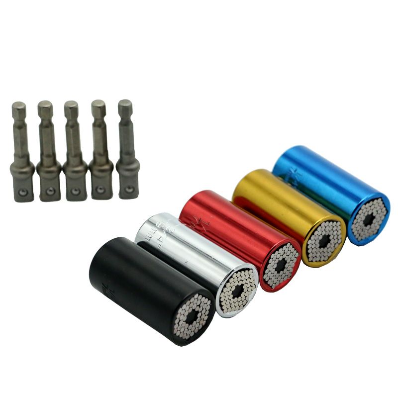 Heimwerker 7 19mm Stahl Universal Mechanik Steckschlussel Schraubenschlussel Bohrer Adapte Kabtel Mk