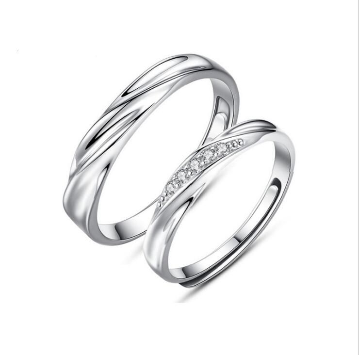 Repetirse Distinción Fortaleza Anillos de pareja de pareja de boda 925 Anillos de compromiso de plata de ley 925 Repetirse Distinción Fortaleza Anillos de pareja de pareja de boda 925 Anillos de compromiso de plata de ley 925
