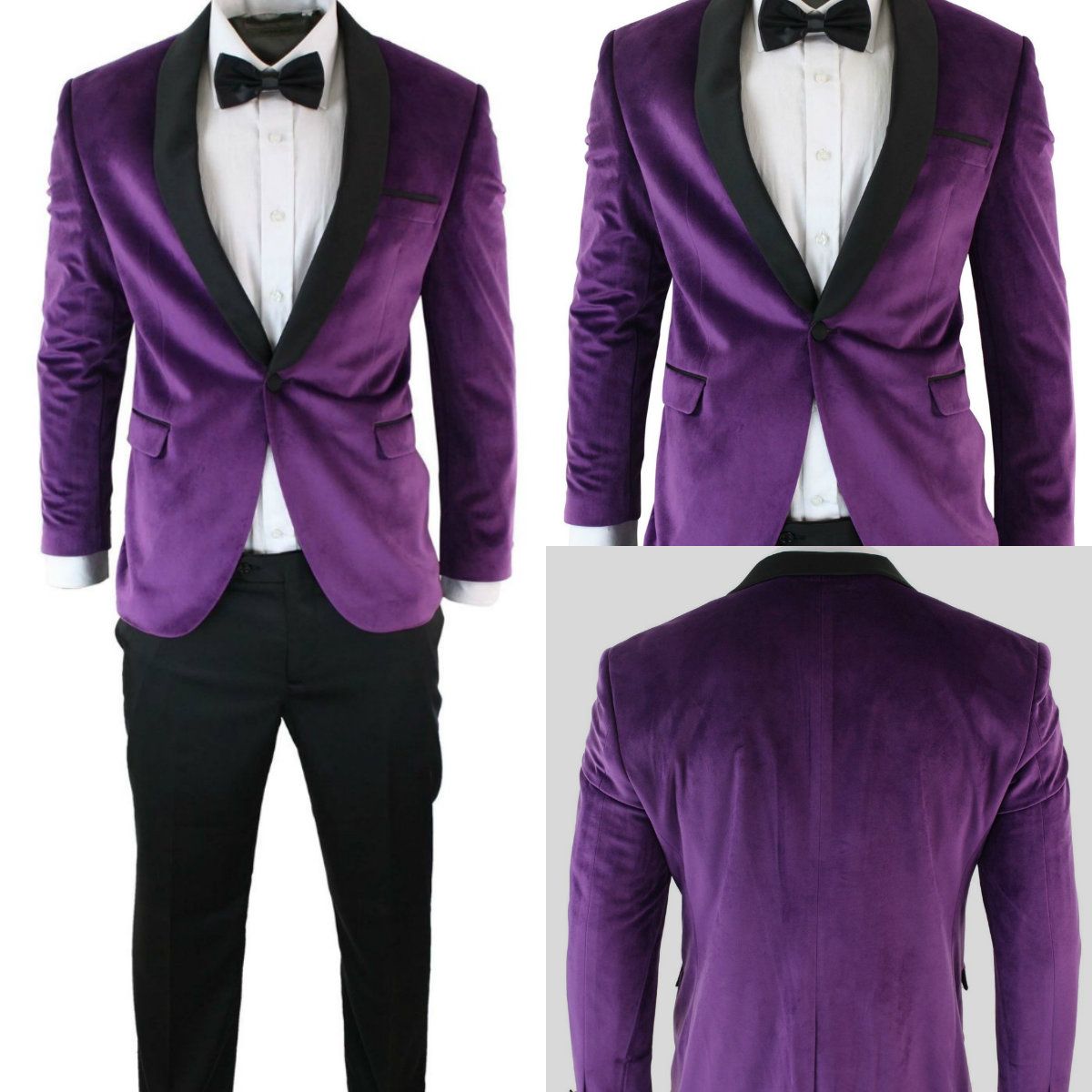 purple evening jacket