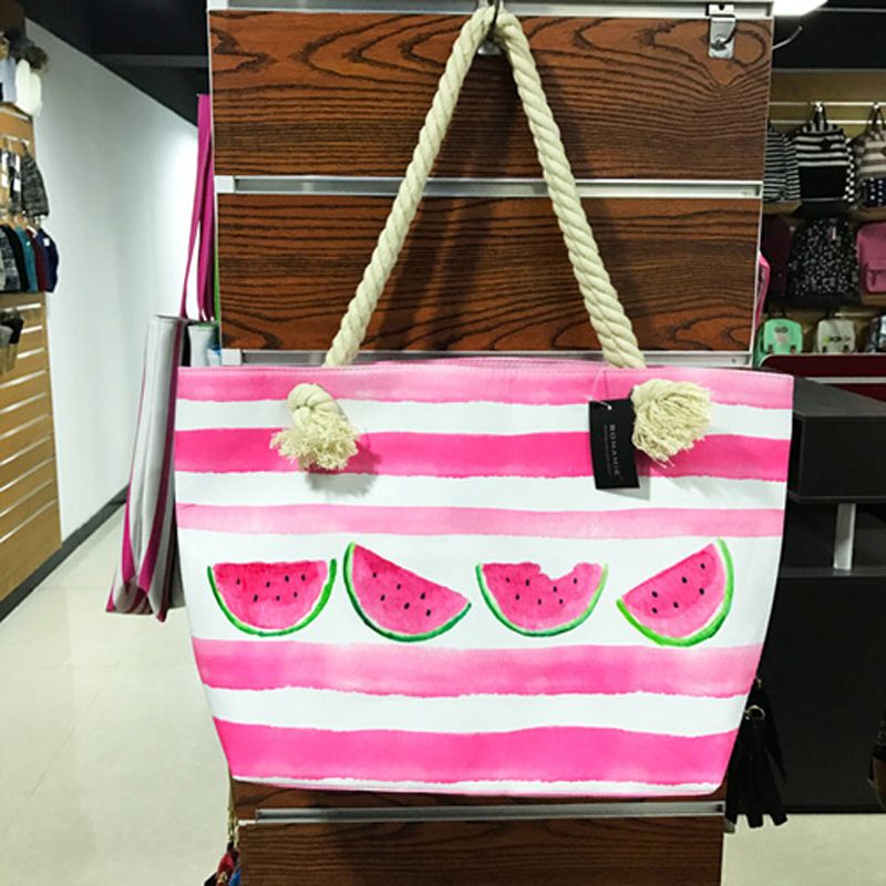 watermelon beach bag