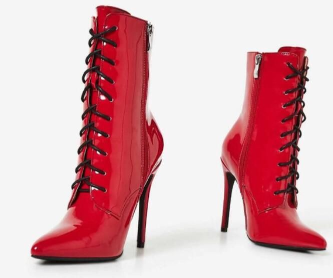 bottes rouges pas cher