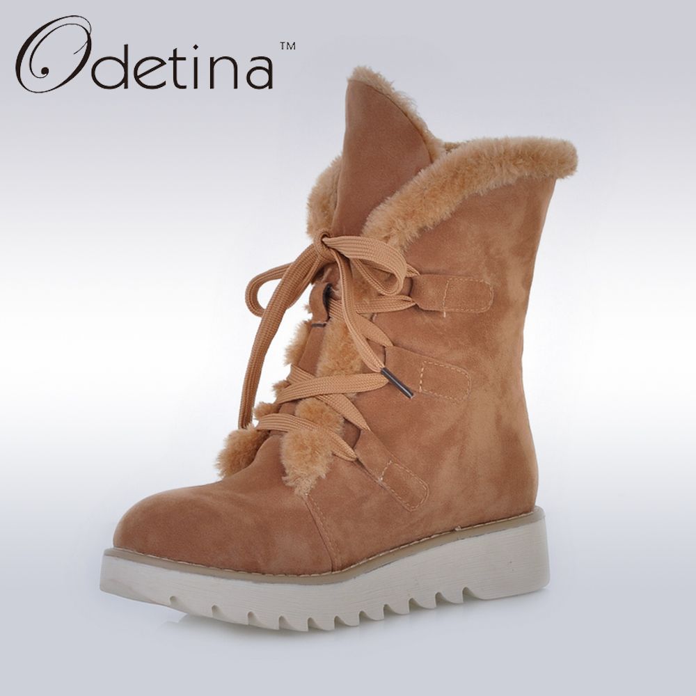 fur lined flat boots