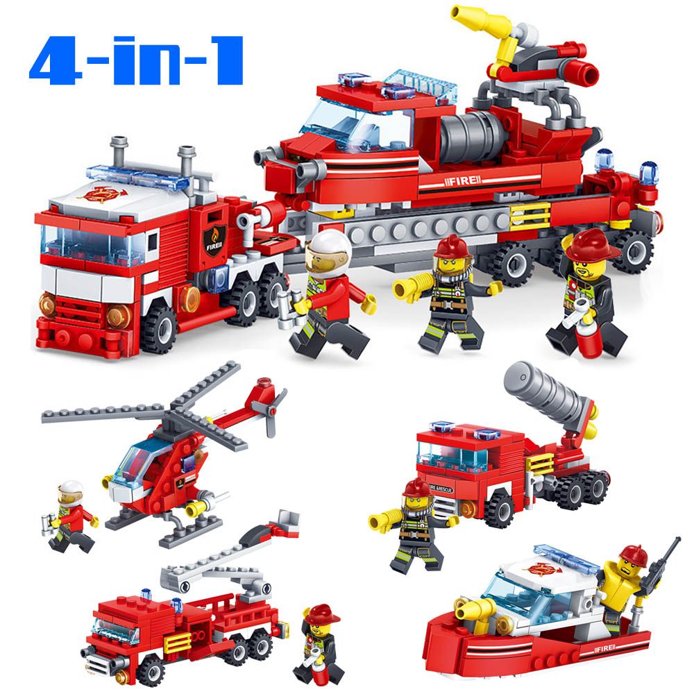 small toy fire trucks