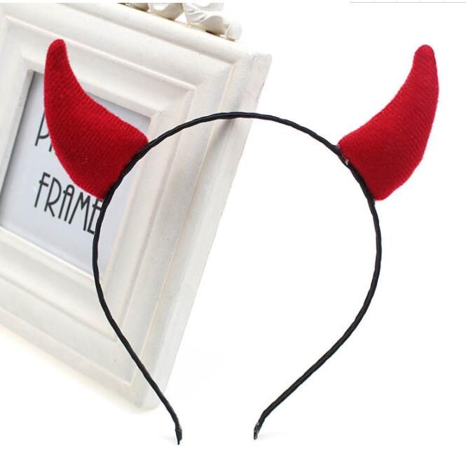 Halloween Horns Masquerade Party Hairband Devil Ghost Hair Hoop Cosplay