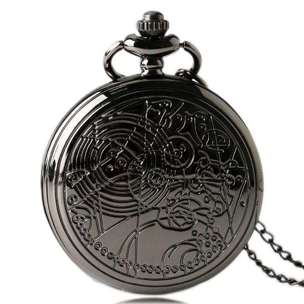 Acquistare Vintage Black Steampunk Doctor Who Pocket Watch Con Dr. Who  Simboli Glass Dome Collana Pendente Imballaggio Con Regali Box Chain Set  Allingrosso Economico | Consegna Veloce E Qualità | DHgate Italy
