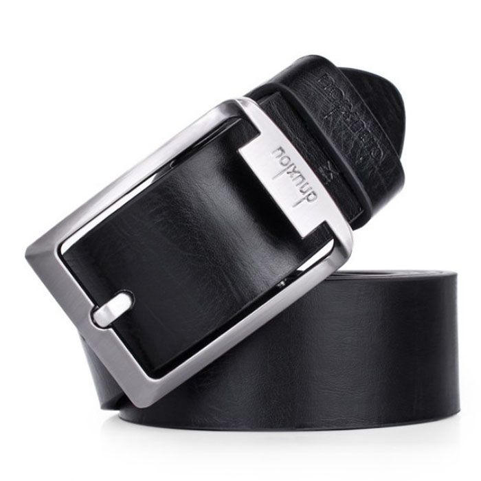 NewNew Mens Leather Single Prong Belt Business Casual ...