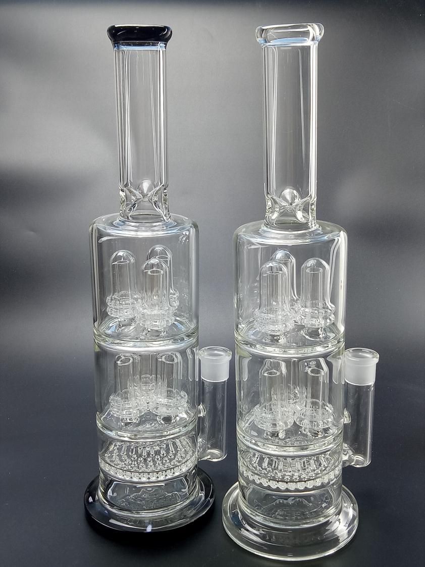 2021 4 Layer Filtration Glass Bong Oil Rig Dab Rig Bong Water Pipes 14