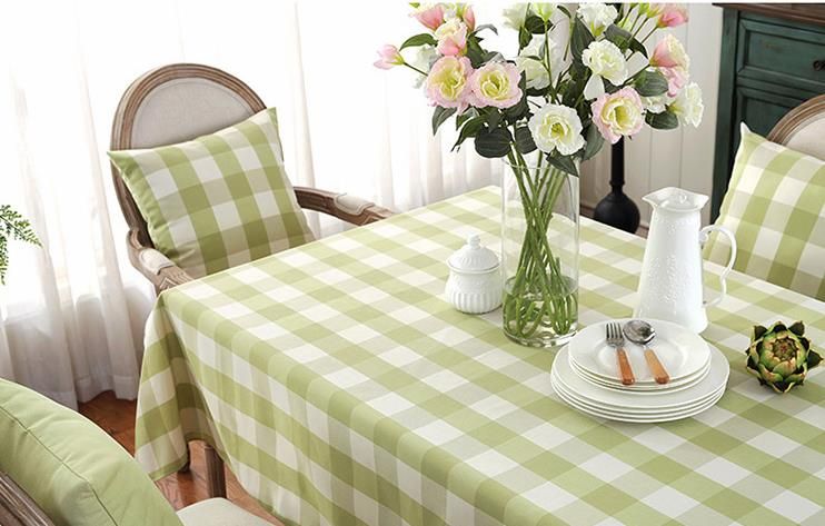satin al 140 200 cm polyester pamuk su gecirmez masa ortusu ornek tarzi yesil izgara masa ortuleri masa ortusu su gecirmez dikdortgen tl429 66