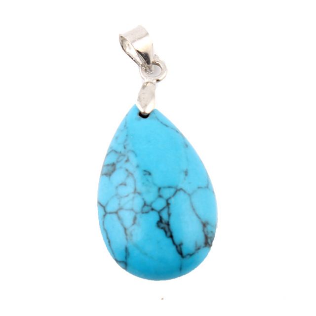 Compre Cuarzo Natural Surtido Colgantes De Gota De Agua De Piedra Collar De Cristal De Péndulo ópalo De Obsidiana ágata Jaspe De Tigre Turquesa Chakra Healing Reiki A 7 49 Del M974994609
