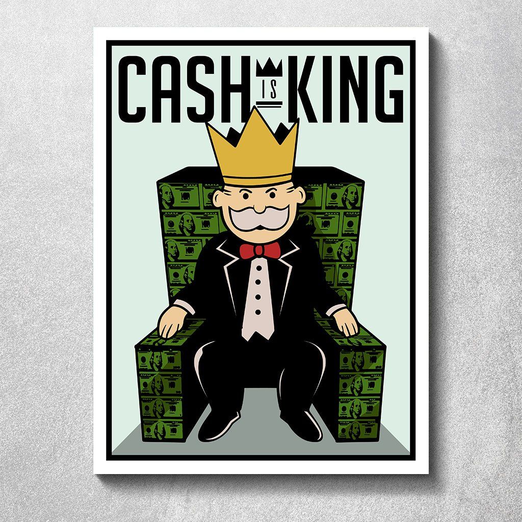 Compre Alec Monopoly Cash Is King Home Decor HD Impreso Arte ...