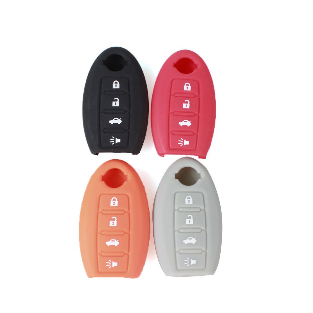 2020 For Car Nissan 4 Button Remote Key Fob Case Shell Silicone Cover From Caishen666 5 43 Dhgate Com