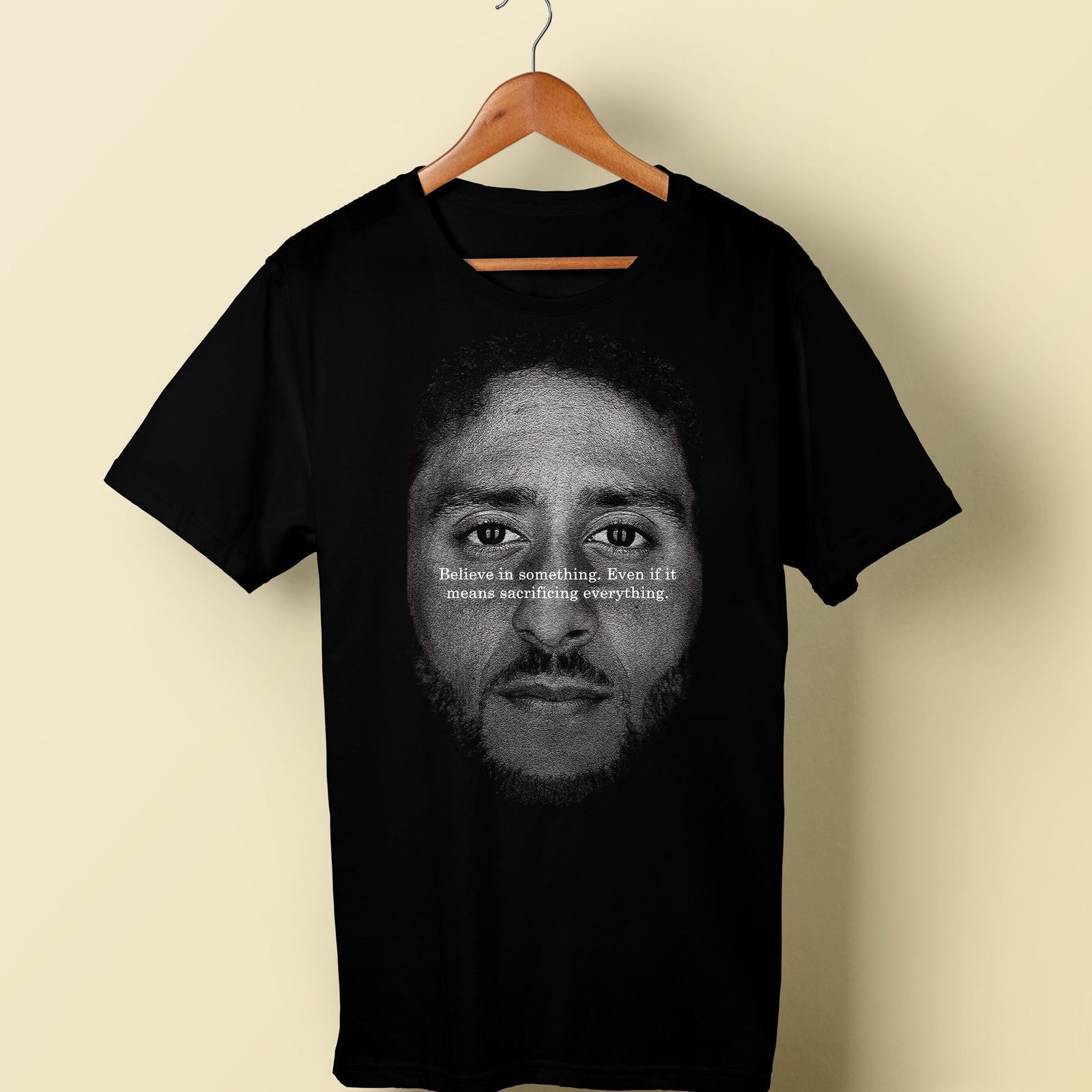 kaepernick believe in something shirt