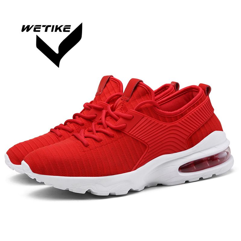 2019 Men Running Shoes Knit Sport Shoes 