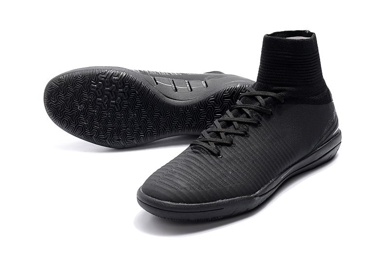 black indoor soccer cleats