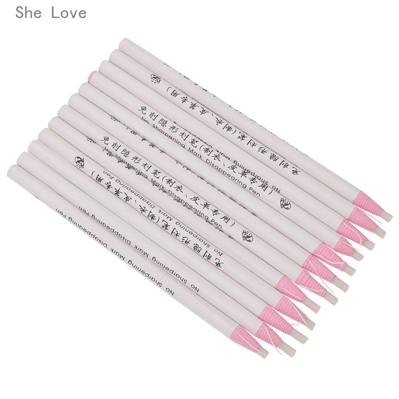 3Pcs Tailors Chalk Pencil Dressmaker Pen DIY Craft with Metal Sewing Thimble