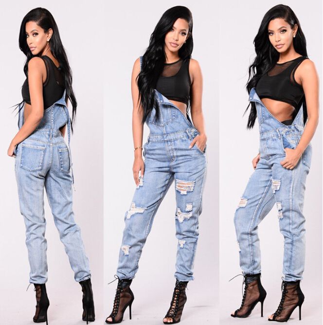 Acquistare Donna Tuta Denim Lavato Jeans Salopette Pantaloni Lunghi Ansima  Il Modo High Street Freddi Jeans Tute Vestiti Delle Donne Allentate Jeans  Outfit Economico | Consegna Veloce E Qualità | DHgate Italy