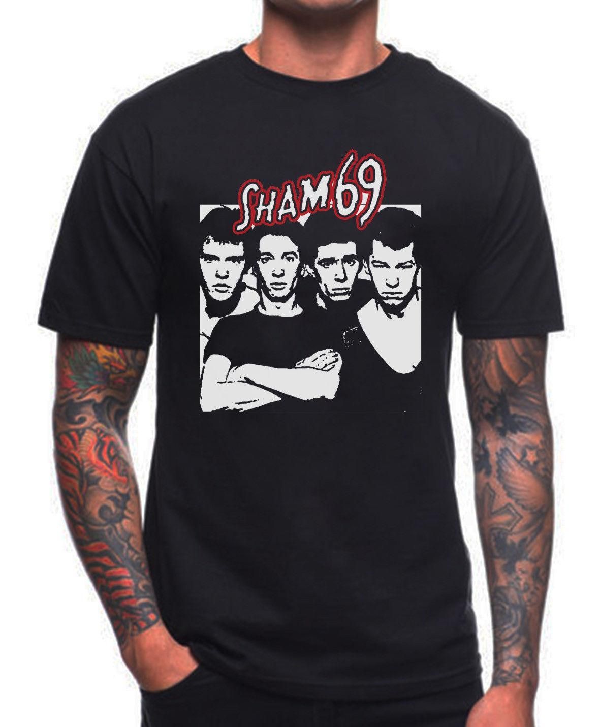Sham 69 T Shirt English Punk Rock Band Tee Shirt Sites T