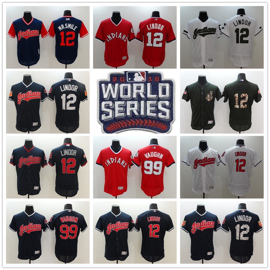 lindor world series jersey