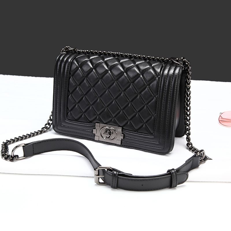 Compra Famoso Acolchado Bolsa De Aletas De Hombro De Cuero Bolsos De Cadena  De Noche Para Mujeres Bolsas Femeninas Crossbody Bolsa De Mensajero Barato  | Entrega Rápida Y Calidad | Es.Dhgate