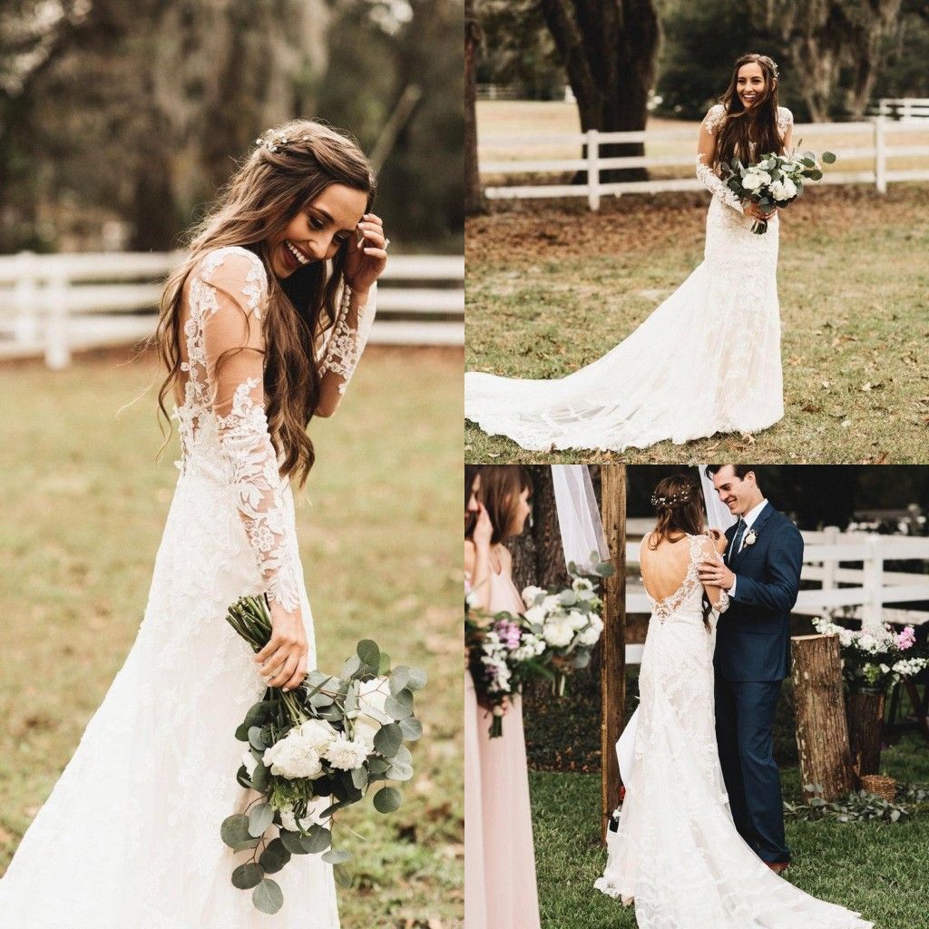 summer lace wedding dresses
