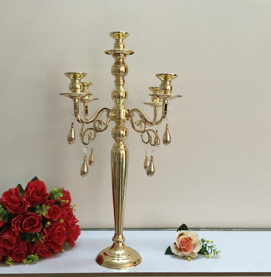 Großhandel 3arms 5 Arme Klassische Candelabras Hochzeit Foto Requisiten Tisch Veranstaltung Mittelstücke Kerzenständer Stehen Hochzeit Kronleuchter