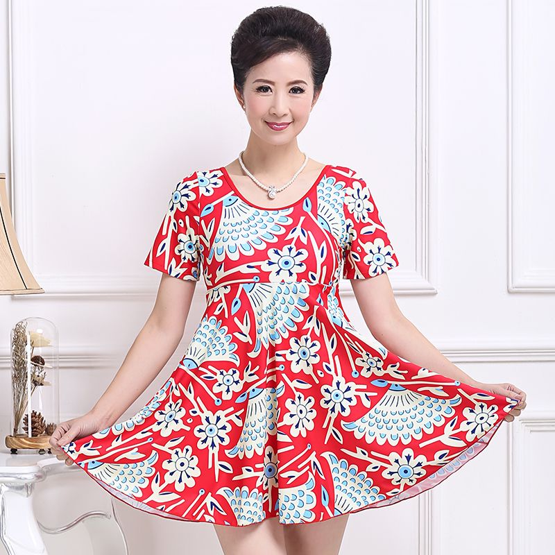 modest swim dress plus size