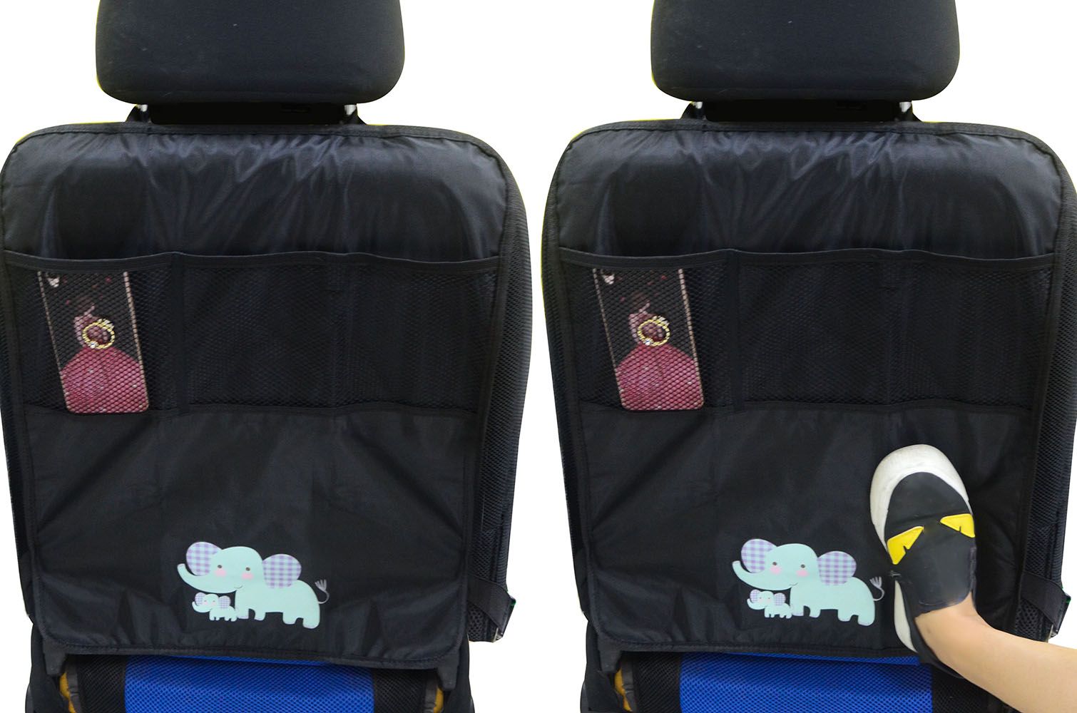 seat back protector kick mats