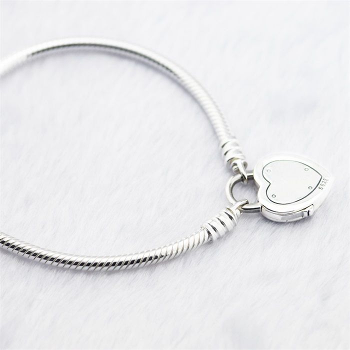pandora bracciale con charm donna argento - 596586fpc-18 pandora bracciale con charm donna argento - 596586fpc-18