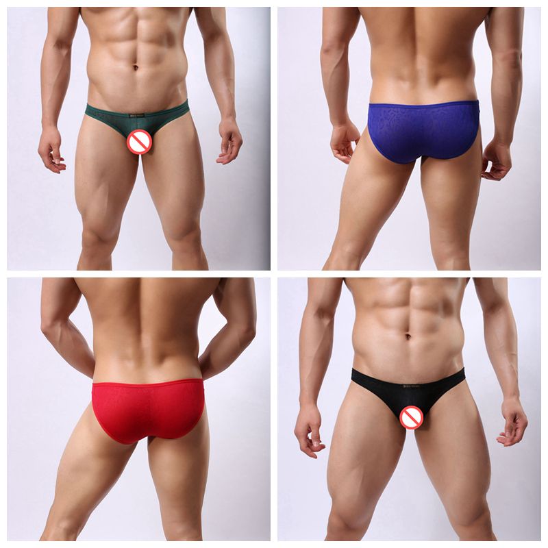 mens sheer pouch underwear