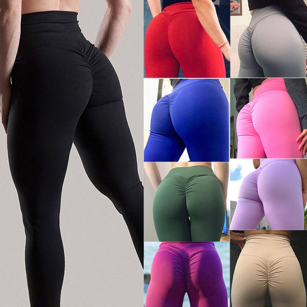 ruched yoga pants