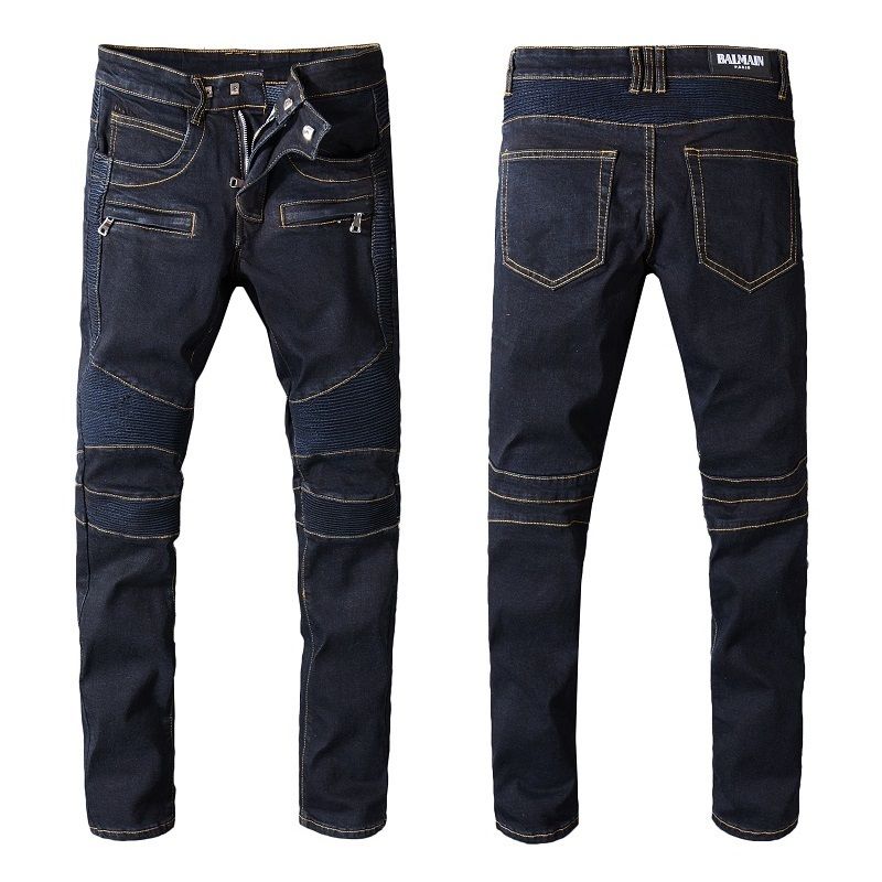 Balmain Quality Fashion Mens Simple Summer Casual Lightweight Jeans Mens Casual Solid Classic Straight Denim Stylist For Sale From Thenorthface01, $126.3 | DHgate.Com