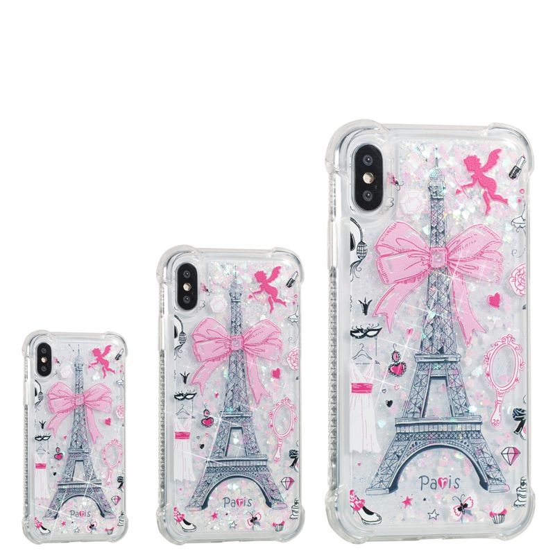satin al iphone 8 icin arti iphone x telefon kilifi arka kapak kilif tpu yumusak kilif telefon koruyucu samsung s8 eyfel kulesi telefon kapak tl32 28