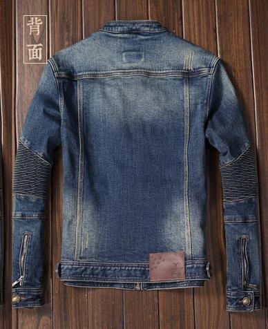 jaqueta jeans biker
