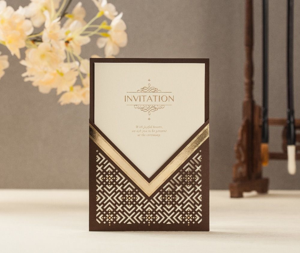 Acheter Cw09 C Couleur Brown Foil Decoupe Au Laser Invitation De Mariage Livraison Gratuite Imprimable Personnalise Carte De Voeux Anniversaire De 131 28 Du Suozhi1996 Dhgate Com Acheter Cw09 C Couleur Brown Foil Decoupe Au Laser Invitation De Mariage Livraison Gratuite Imprimable Personnalise Carte De Voeux Anniversaire De 131 28 Du Suozhi1996 Dhgate Com